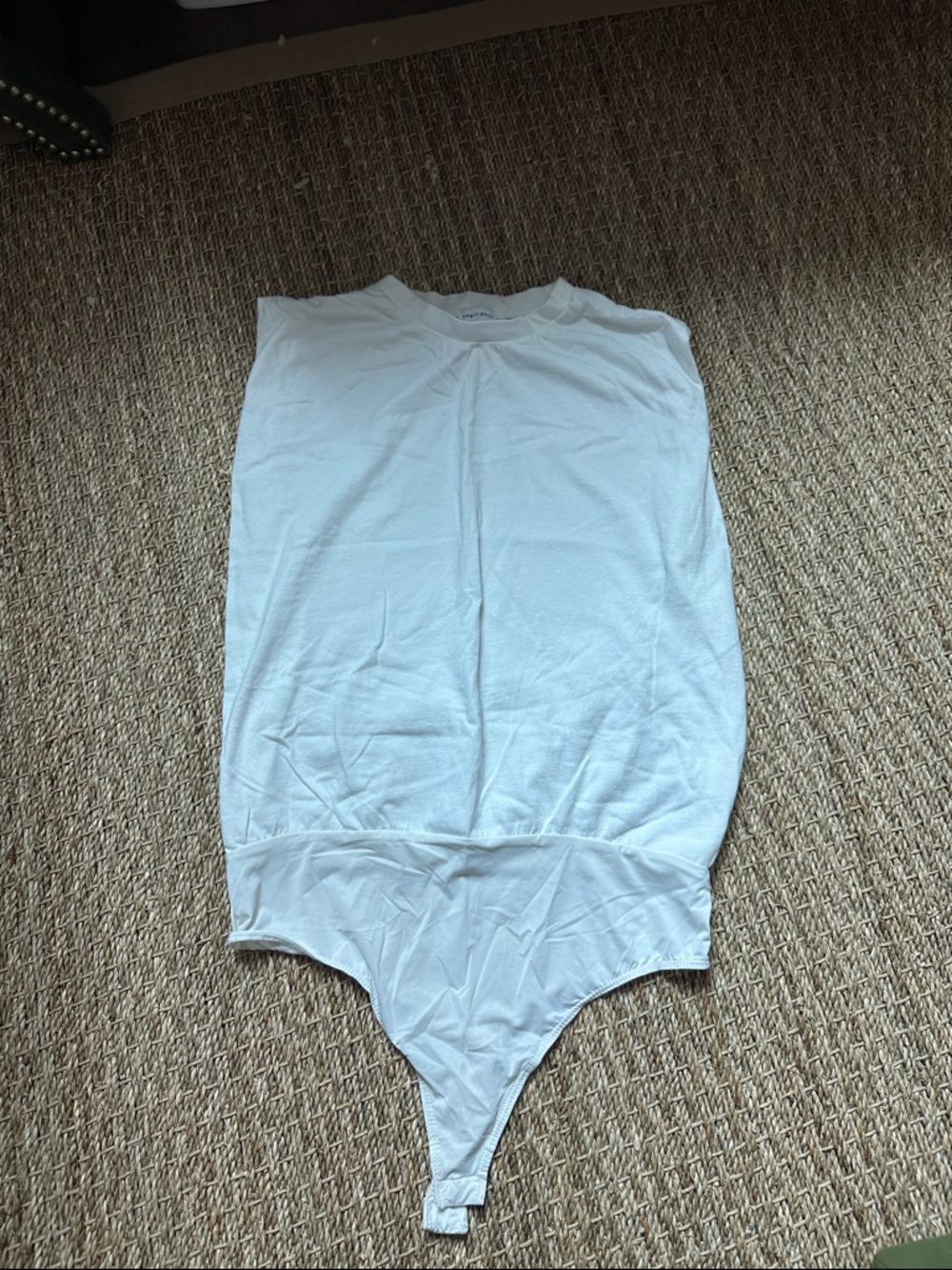 ambition White Sleeveless Bodysuit